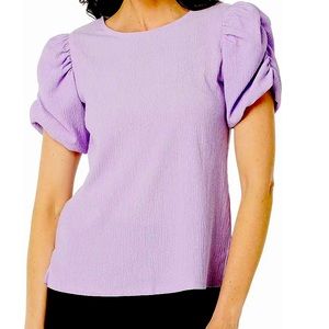 Vince Camuto

Crew Neck Gathered Puff Sleeve Blouse